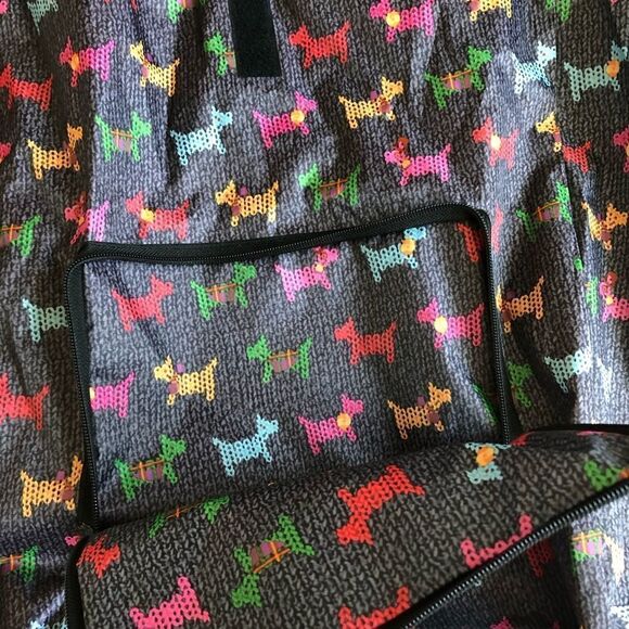 NWOT Extra Large Tote Puppy Print Tote Bag - Picture 7 of 14